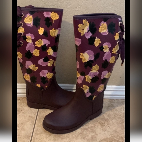 Coach rain boots New - Picture 1 of 4